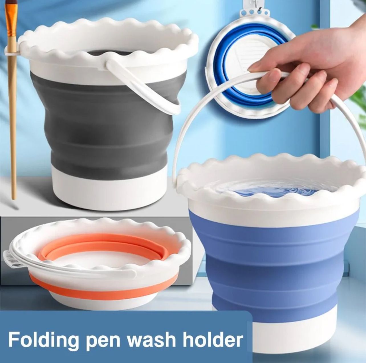 Silicone Foldable Bucket