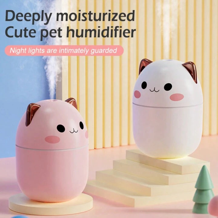 Adorable USB Air Humidifier With Lights And Fan