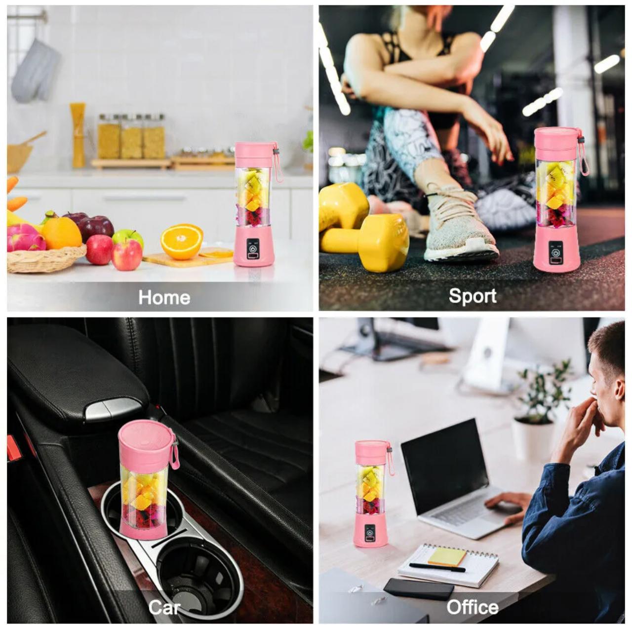 6 Blade Portable USB Rechargable Juicer Blender