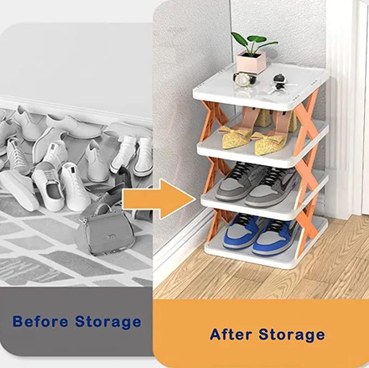 X Shoe Rack 5 Layers