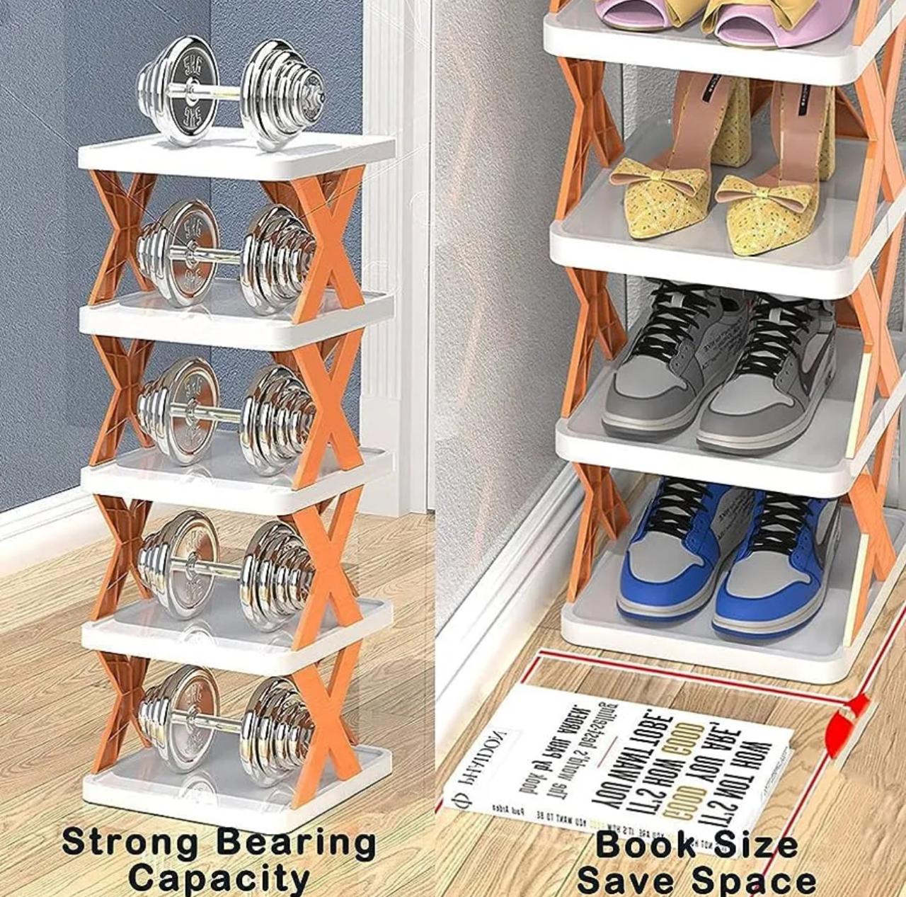 X Shoe Rack 5 Layers